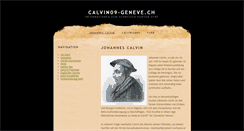 Desktop Screenshot of calvin09-geneve.ch