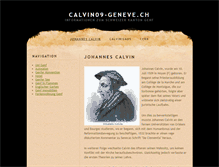 Tablet Screenshot of calvin09-geneve.ch